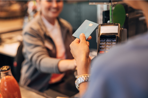 bancontact betaling in de winkel